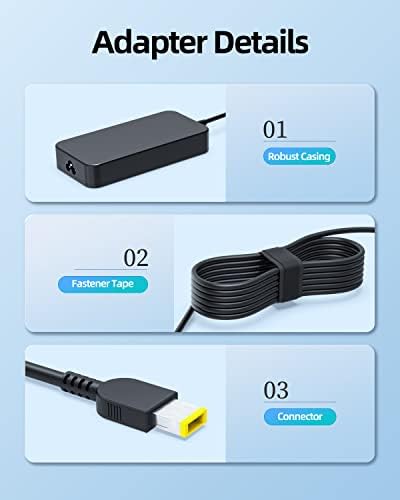 Ultimate 135 W AC Power Adapter for Lenovo Legion 5 Series & Yoga Slim Laptops – Fast Charging, Slim Tip Design, and Enhanced Safety Features for Reliable Performance – 30-Day Hassle-Free Returns & 12-Month Warranty Included