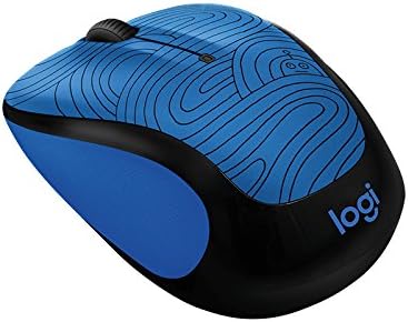 Vibrant Twinkle Teal Logitech Doodle Collection M325 c Wireless Optical Mouse – Ergonomic Design for Ultimate Comfort, 5 Customizable Buttons, Long Battery Life & Reliable 2.4 GHz Connectivity for Enhanced Productivity and Style in Your Workspace