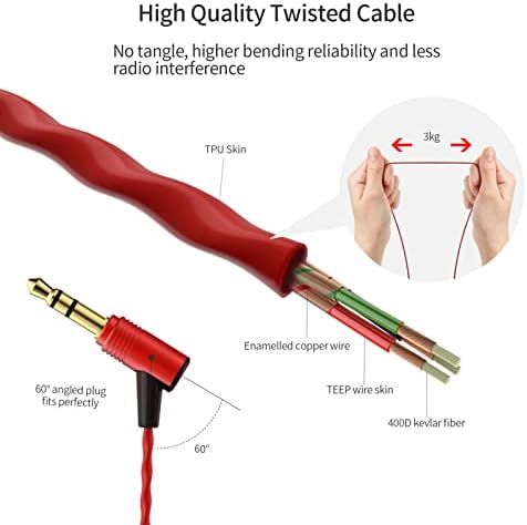 Sound MAGIC E50 Wired Earbuds – Premium Hi-Fi In-Ear Monitors with Noise Isolation and Comfortable Fit – Perfect for Music Lovers, Musicians, and Audiophiles – Ergonomic Design, Enhanced Device Compatibility, and Exceptional Sound Quality in Striking Blue Finish