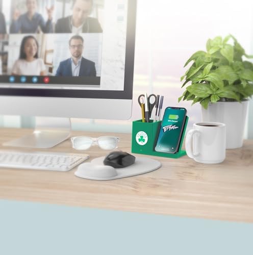 SOAR Smart Wireless Charger & Stylish Desktop Organizer – Fast 10 W Charging for Qi-Enabled Devices, Clutter-Free Workspace Solution with Built-in Storage and Safety Features