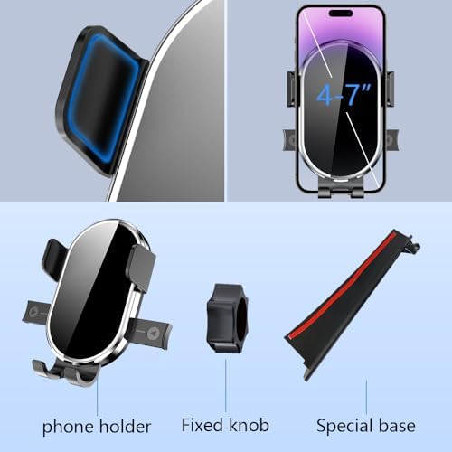 Premium Car Phone Holder for BMW X5 (2014-2018) & X6 (2015-2019) – Custom-Fit Dashboard Mount for Secure Smartphone Access – Enhanced Navigation Experience & Sleek Interior Upgrade – Tool-Free Installation & Adjustable Viewing Angles – Perfect for Driving Safety & Convenience