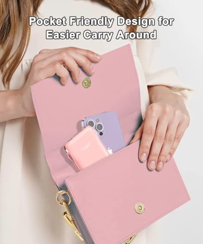 Ultra-Slim 10,000 m Ah TG90° Portable Power Bank with Built-in Lightning and USB-C Cables – Fast Charging, Lightweight Battery Backup for i Phone and Android Devices – Essential On-the-Go Charger for Busy Lifestyles