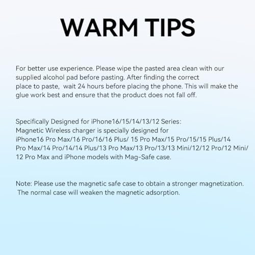 Revolutionary 15 W Magnetic Wireless Car Charger Mount – Adjustable Fast Charging Holder for i Phone 12-16 | Sleek, Foldable Design for Optimal Viewing | Ideal Gift for Tech-Savvy Drivers | Enhanced Mag Safe Compatibility & Travel-Friendly Convenience