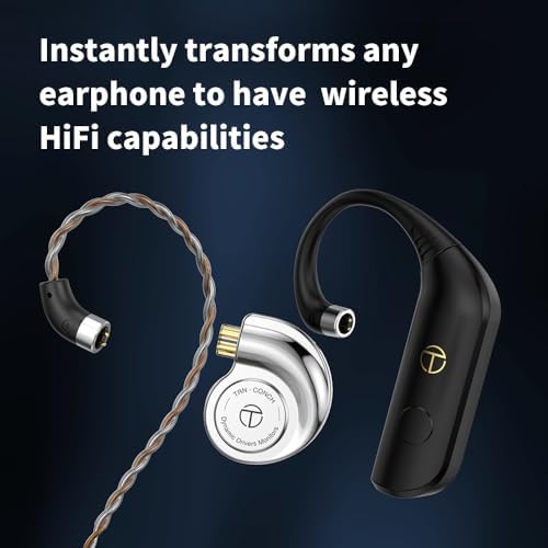 Transform Your Wired Headphones with TRN BT30 PRO Bluetooth 5.2 Ear Hooks Module – 180 Hours Standby, Customizable 2 Pin Connector, and Waterproof Charging Case for Active Lifestyles – Experience Unmatched Audio Freedom and Comfort
