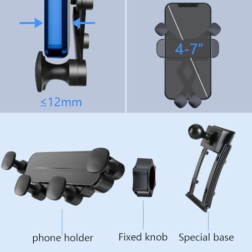 Mercedes Benz GLK Class Car Phone Holder Mount (2013-2015) – Premium Smartphone Bracket for Enhanced Driving Safety and Convenience | 360-Degree Rotatable Design, Easy No-Tool Installation, Durable Materials | Perfect Auto Interior Accessory for Navigation and Calls