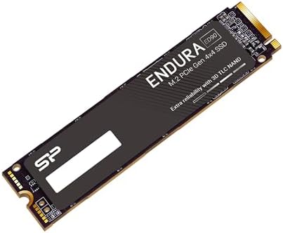 Elevate Your Computing Experience with Silicon Power 500 GB UD90 NVMe 4.0 Gen4 PCIe M.2 SSD – Lightning-Fast Read/Write Speeds of 5,000/2,700 MB/s for Gamers and Creators – Compact, Reliable Storage Solution with Superior Compatibility for All Devices