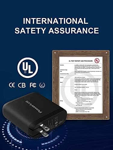 100 W USB-C Power Adapter – Ultra-Fast Wall Charger with PD 3.0 Technology, 6 ft 5 A Cable – Universal Compatibility for Mac Book, i Pad, i Phone 14, Pixel, Chromebook & USB-C Laptops – Compact, Durable & Safe Charging Solution for Home and Travel