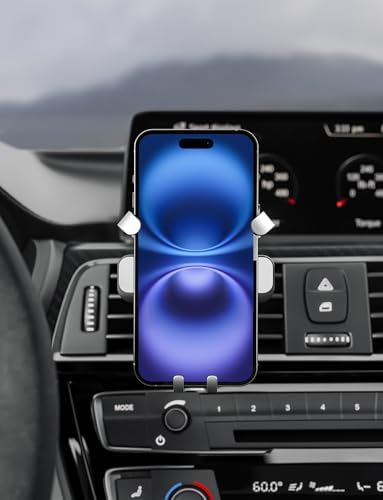 Bracketron Auto Grip Series Car Phone Holder – Effortless AC Vent Mount with Universal Compatibility & One-Handed Operation for Safe Driving