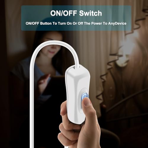 Premium USB C to USB Cable with On/Off Switch – High-Speed 5 Gbps Data Transfer & Power Supply for Laptops, PCs, Phones, and Cars (1.5 m / 4.9 FT) – Versatile Connectivity Solution for Enhanced Efficiency and Convenience