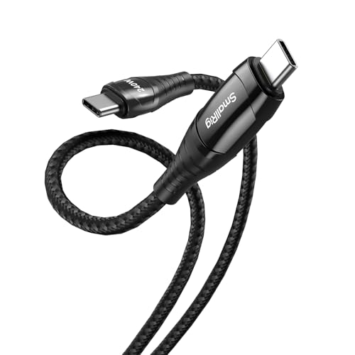 SMALLRIG 240W USB C to USB C Cable (3.28ft), PD 3.1 240W Fast Charging Cable Cord GaN Charger 4747/4751, V Mount Battery, for iPhone 16, for Samsung S23, for MacBook Pro – 4908 – Enhanced Compatibility and Speed