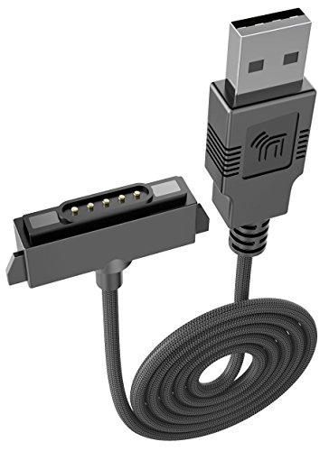 Rugged Braided USB Charging Cable with Magnetic Contacts for Sonim XP5/XP6/XP7 – Durable Nakedcellphone Charger for Fast Syncing and Enhanced Compatibility with XP5700, XP6700, and XP7700 Smartphones – Perfect for Extreme Environments