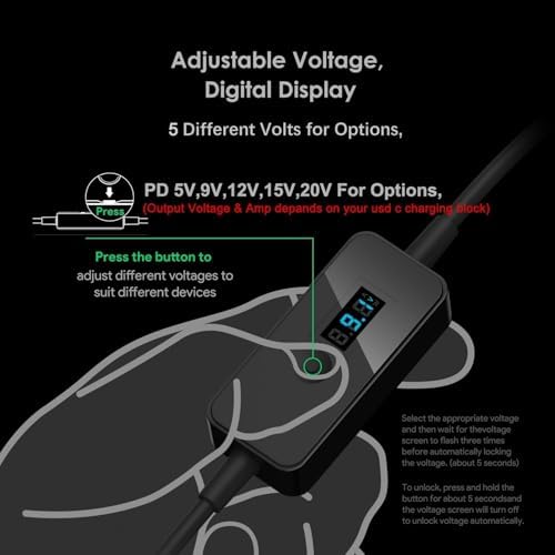 Universal 100 W USB-C Fast Charger with 15 Barrel Plug Adapters & 6 ft Cable – Ultimate Power Delivery Solution for Laptops, Tablets, Smartphones – High-Efficiency Adjustable Output 5 V-20 V – Enhanced Safety Features for Hassle-Free Charging – Perfect Travel Companion for All Your Electronic Devices