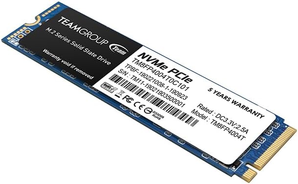 TEAMGROUP MP33 256 GB NVMe SSD – Ultra-Fast M.2 2280 Solid State Drive for Unmatched Performance Enhancement – Exceptional SLC Cache 3 D NAND TLC, PCIe Gen3 x4, Ideal for Gaming & Productivity – Experience Lightning Read Speeds Up to 1600 MB/s and Write Speeds Up to 1000 MB/s – Transform Your System with Unrivaled Efficiency & Reliability