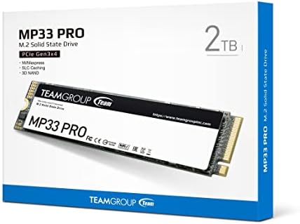 TEAMGROUP MP33 256 GB NVMe SSD – Ultra-Fast M.2 2280 Solid State Drive for Unmatched Performance Enhancement – Exceptional SLC Cache 3 D NAND TLC, PCIe Gen3 x4, Ideal for Gaming & Productivity – Experience Lightning Read Speeds Up to 1600 MB/s and Write Speeds Up to 1000 MB/s – Transform Your System with Unrivaled Efficiency & Reliability