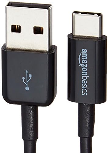 Elevate Your Charging Game: Amazon Basics 5-Pack 3-Foot USB-C to USB-A 2.0 Fast Charger Cables, 480 Mbps Data Transfer, USB-IF Certified for Ultimate Device Compatibility – Ideal for i Phones, i Pads, Samsung Galaxies & Laptops – Sleek Black Design for Professional Use