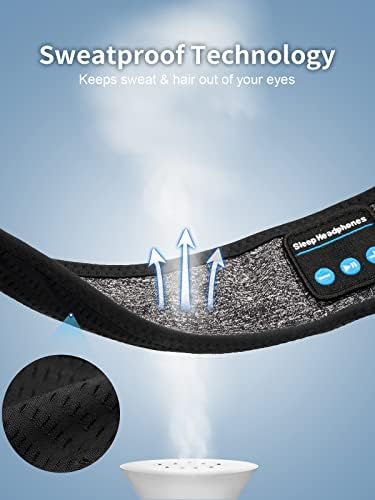 Adjustable Wireless Sports Headband with Integrated Speakers – Optimal Comfort for Active Lifestyles, Yoga, and Rest – Long-Lasting Battery Life & Broad Device Compatibility for Ultimate Freedom