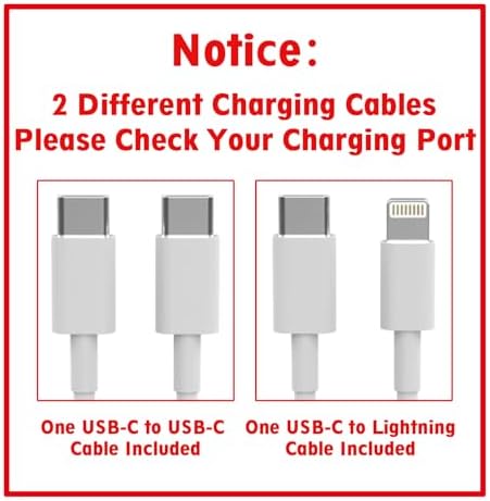 Ultimate 4-Pack USB-C Fast Wall Charger for i Phone 16 & 15 Series – High-Speed 6 ft Charging Cables Included for i Pad Pro, Samsung, and More – Enhanced Compatibility & Durability for Daily Use