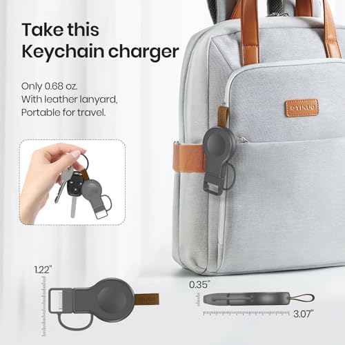 Portable Magnetic Wireless Charger for Apple Watch – Fast Charging i Watch Accessory for Ultra, Series 1-9, and SE – Travel-Friendly Cordless Design for Ultimate Convenience and Durability