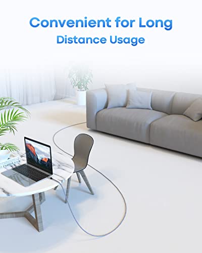 Ultra-Durable 16 ft USB C to USB C Cable – High-Speed PD Charging Cord with Braided Design, Ideal for Samsung Galaxy S21, Pixel, i Pad Pro 2020 & More – Unmatched Length for Ultimate Convenience and Performance