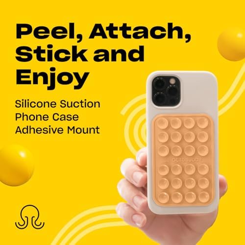 Ultimate Stability Turquoise Silicone Suction Phone Holder – Hands-Free Mount for i Phone & Android – Compact 2.6″ x 3.9″ Design – Elevate Your Selfies and Videos with Superior Grip and Versatile Functionality – Essential Content Creation Accessory for Effortless Capturing and Live Streaming