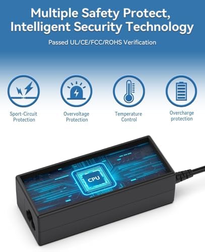 High-Performance 45 W Lenovo Laptop Charger – Fast 20 V 2.25 A Power Adapter for Ideapad, Yoga, and Flex Series – Lightweight, Portable Design with Smart Safety Features – Ideal for Students and Professionals – Universal Compatibility Across Multiple Models – 12-Month Warranty Included