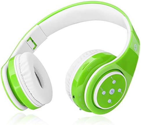 Safe & Stylish Kids Bluetooth Headphones – Foldable Over-Ear Design with Volume Limiting for Optimal Hearing Protection (85/110 d B), Wireless & Wired AUX Compatibility, Built-in Microphone for Hands-Free Calls, Perfect for School, Travel & Everyday Use, Durable Noise Isolation for All Devices