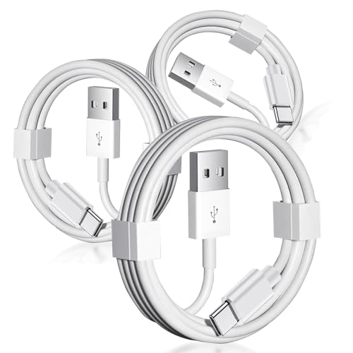 10-Pack YCWZZH USB A to USB C Charging Cables – Fast Charging and Data Transfer for i Phone 15, 16 Pro Max, i Pad Pro 11, Air 5, Mini 6 – 5 ft Durable Car Play Compatible Cords for Home and On-the-Go Connectivity