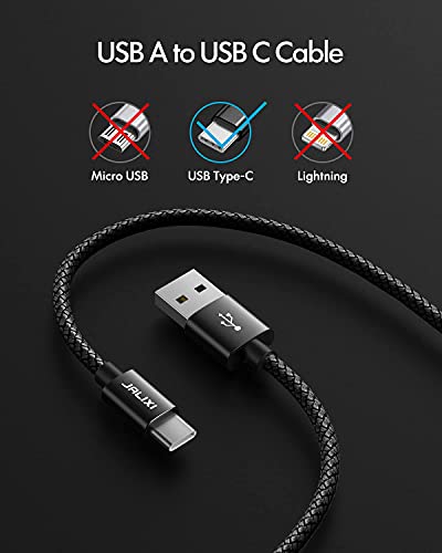 JALIXI 20 ft USB C Cable for Fast Charging – Ultra-Durable Type C Charger Cord Compatible with i Phone 15/16, Galaxy, PS5, Xbox Series X/S, Nintendo Switch & More – Unmatched Length & Enhanced Speed for Gaming and Streaming Power