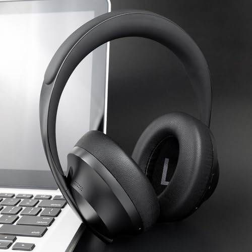Transform Your Audio Experience with SOULWIT Lambskin Replacement Earpads for Bose 700 Headphones – Luxurious Comfort Meets High-Density Noise Isolation Foam, Enhanced Thickness for Extended Listening Bliss – Stylish Grey Finish for Perfect Compatibility and Performance