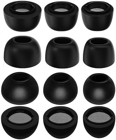 Premium Memory Foam Eartips for Galaxy Buds3 Pro – 6 Pairs of Silicone Noise-Canceling Tips for Ultimate Sound Isolation – Custom Fit for Samsung Galaxy Buds Pro 3 – Lightweight, Effortless Installation, Ideal for Daily Listening Experience