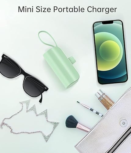 Ultra-Compact 5000 m Ah Power Bank for i Phone & Android – Fast Charging Mini Battery Pack with PD Technology, Sleek Pink Design for Travel & Everyday Use – Perfect Compatibility with i Phone 14/13/12/11/XR/XS/8/7