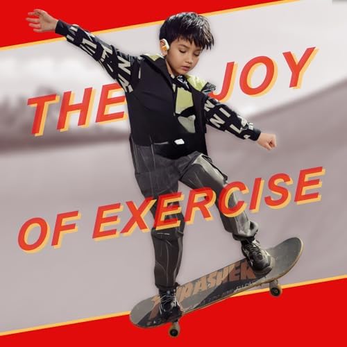 Innovative Open Ear Bluetooth Headphones for Kids Aged 6-15 – Lightweight & Waterproof Design for Safe Listening in School and Outdoors – Durable, Comfortable Fit with Ambient Sound Awareness for Active Adventures