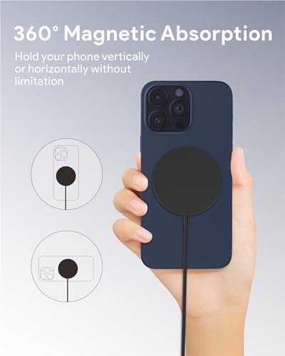 Revolutionize Your Charging Routine with the Magnetic Wireless Charger Duo – Fast Charging Pad Set for i Phone 16/15/14/13 & Air Pods Pro 2 – Effortless Mag Safe Compatibility with Elegant Design for a Clutter-Free Experience