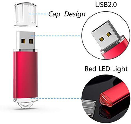 RAOYI 20 Pack 16 GB USB Flash Drive Set – Versatile USB 2.0 Memory Sticks for Effortless Data Storage and Sharing – Sleek Black Design for Home, Office, and Educational Use – Reliable and Portable Pen Drive Bundle