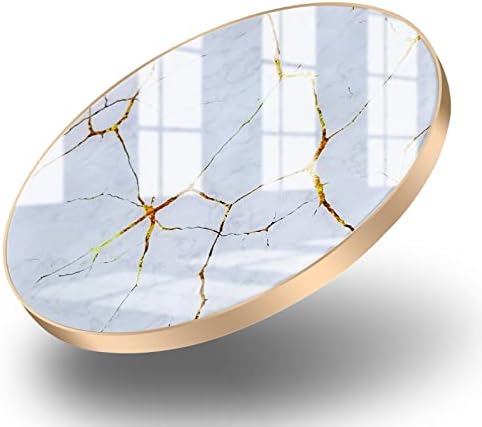 Omio Marble Wireless Fast Charging Pad – Luxurious Qi Charger for i Phone 16 Pro Max/15/14/13 & Galaxy Z Flip 6/Z Fold 6/S24 Ultra/S23 – Ultra-Fast Power Delivery with Sophisticated Marble Finish, Universal Compatibility for All Qi-Enabled Devices – Elevate Your Charging Experience Today