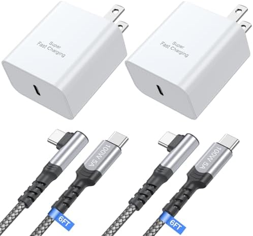Costyle 45 W USB-C Fast Charger with 10 FT Type C Cable – Ultimate Rapid Charging Solution for Samsung Galaxy S20 to S25 & Note 20 – Travel-Friendly, Compact Design with Advanced Safety Features for Optimal Battery Longevity