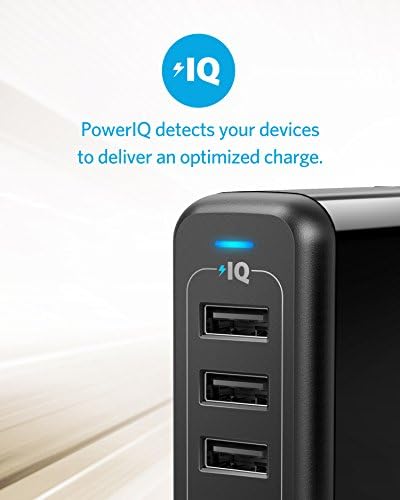 Anker 40 W 4-Port USB Fast Charging Hub – Compact Wall Charger with Foldable Plug for i Phone 14/13, i Pad Pro/Air/Mini, Galaxy S23/S22/S21, Note 20 Ultra & More – Multi-Device Power Solution for Ultimate Efficiency and Safety