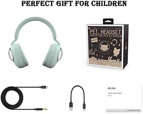 Enchanting Pink Cat Ear Bluetooth Headphones for Kids – Fun Noise-Cancelling Over-Ear Design with LED Lights, Ultimate Comfort for School, Travel, and Everyday Adventures – Elevate Young Music Experiences with Superior Sound Quality and Playful Style