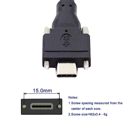 Experience Unmatched Data Transfer with xiwai 5-Meter USB 3.1 Type-C Dual Screws Locking Cable – Perfect for Camera Recorders & Enhanced Device Compatibility – High-Speed USB 3.0 Connectivity for Professionals and Enthusiasts