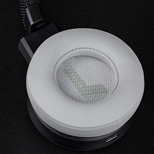 Transform Your JBL Live 460 NC Headphones with SOULWIT Premium Replacement Ear Pads – Luxurious Protein Leather & Noise Isolation Foam for Enhanced Comfort and Immersive Sound Experience – Effortless Installation in Stylish Grey