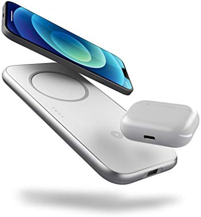 ZENS Premium Aluminium 3-in-1 Wireless Charging Station – Rapid 45 W USB-C PD for Simultaneous Charging of Smartphones, Smartwatches, and Earbuds – Mag Safe-Compatible Multi-Device Power Hub – Sleek, Durable Design for Home and Office Efficiency