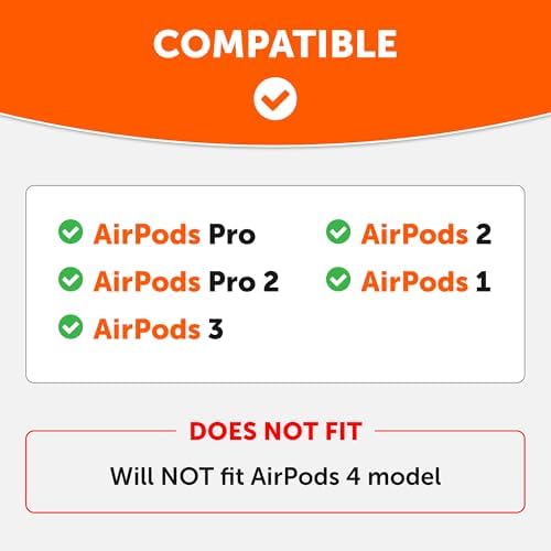 Patented WC Hook Z – Upgraded Over-Ear Hooks for Air Pods Pro 1, 2 & Air Pods 1, 2, 3 | Secure Fit Earbud Accessories with Unique Left & Right Design | Two Size Pairs Included | Winter White | Premium Quality by Wicked Cushions for Maximum Comfort and Stability