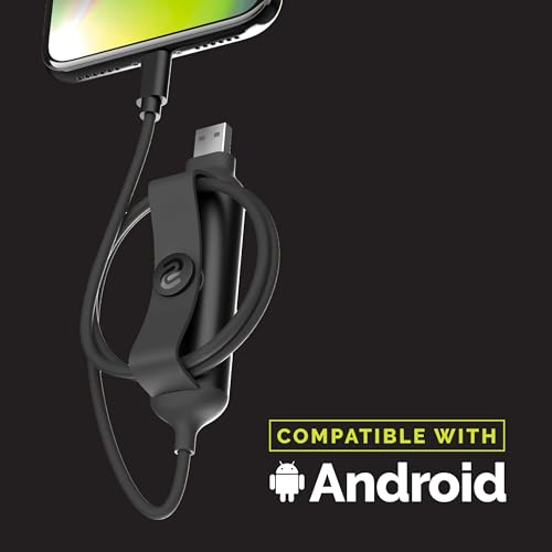 Numi Boost Cable: Versatile Power Bank & Charging Cable with Tangle-Free Snap Organizer – Durable Nylon for Lightning & Type C Devices – Rapid Charging Solution for On-the-Go Tech Users