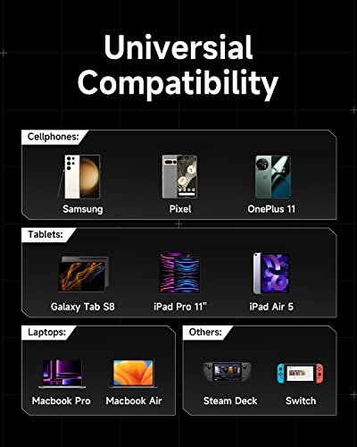 Phantom Type C to C Charging Cable – 240 W Ultra-Fast Power Delivery for Gaming Keyboards, Mac Books, i Pads, Samsung Galaxy, Google Pixel, Nintendo Switch & More (3.9 ft) – Exceptional Durability & Versatile Compatibility for Seamless Data Transfer and Charging Solutions