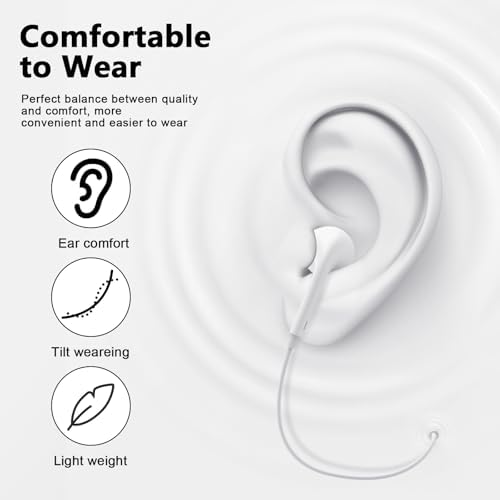 High-Fidelity Wired Earbuds for i Phone – 2-Pack with Advanced Noise Cancellation & Built-In Microphone – Perfectly Compatible with i Phone 14, 13, 12, 11 Pro Max, XS, XR, X, 8, 7 – Ergonomically Crafted for All-Day Comfort & Superior Audio Clarity – Ideal for Music Lovers and Gamers Seeking Exceptional Sound Quality