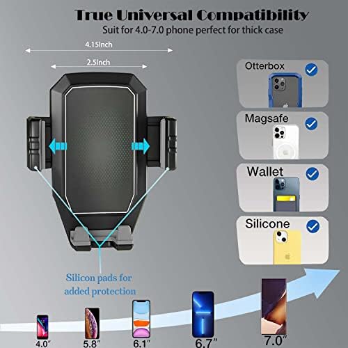 Ultimate Truck Phone Holder Mount with 16.9-Inch Long Arm – Super Suction Cup Dashboard & Windshield Accessory for Pickup and Commercial Trucks, Ensuring Enhanced Compatibility for All Smartphones and Unmatched Driving Safety