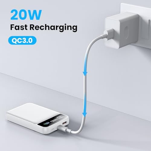 Revolutionary 3-in-1 Magnetic Power Bank 12000 m Ah – Ultra-Fast 22.5 W PD Charging with LCD Display, Wireless Compatibility for i Phone 12-16, i Watch, and Air Pods – Unmatched Portability and Efficiency for On-the-Go Power Solutions