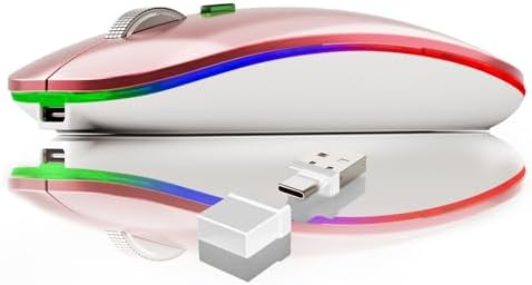 Elevate Your Computing Experience with Our Versatile Wireless Mouse – Perfect for Mac Book Air, Mac Pro, i Pad & PC! Rechargeable Dual Mode Bluetooth 5.2/3.0 & 2.4 GHz USB Type-C Connectivity for Seamless Performance and Ergonomic Comfort. Enjoy Effortless Multitasking with Enhanced Compatibility Across Devices, Long-lasting Battery Life, and a Stylish Design That Reduces Hand Fatigue. Ideal for Home, Office, or On-the-Go Use – Upgrade Your Workflow Today!