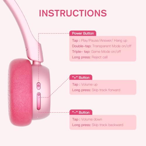Nostalgic Retro Wireless Bluetooth Headphones – 60-Hour Battery Life, Lightweight Comfort, Built-in Microphone, Dual Device Pairing & Custom Sound App for an Immersive 80 s & 90 s Audio Adventure – Ideal for Active Music Enthusiasts and Daily Listening
