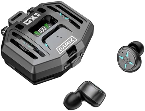 Revolutionary Bluetooth 5.3 True Wireless Earbuds – IP7 Waterproof Sports Headphones with Touch Controls and Built-in Mic for Enhanced Sound Clarity – LED Battery Indicator for Optimal Connectivity and Comfort During Active Lifestyles